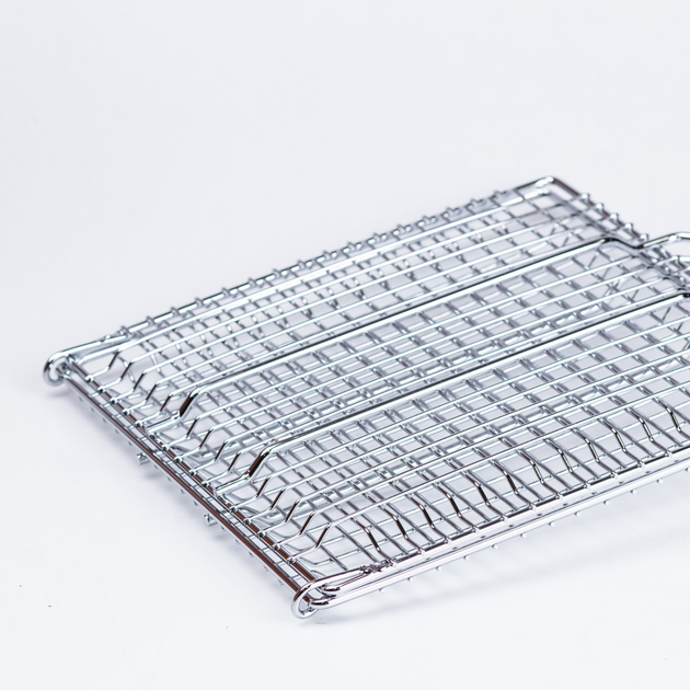 Решітка для гриля та барбекю плоска Grill прямокутна нержавіюча сталь 24х24 см (HP455RESH) - фото 8 Решітка для гриля та барбекю плоска Grill прямокутна нержавіюча сталь 24х24 см (HP455RESH) - фото 8