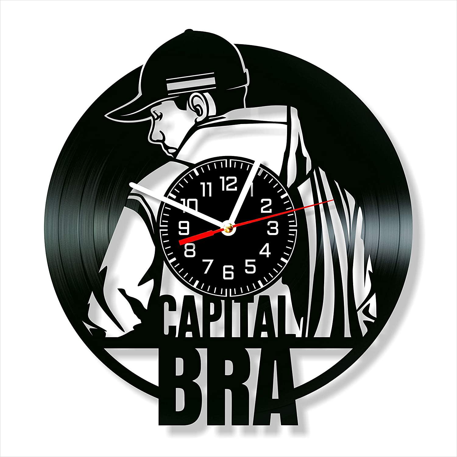 Часы настенные Capital Bra 2082 из виниловой пластинки