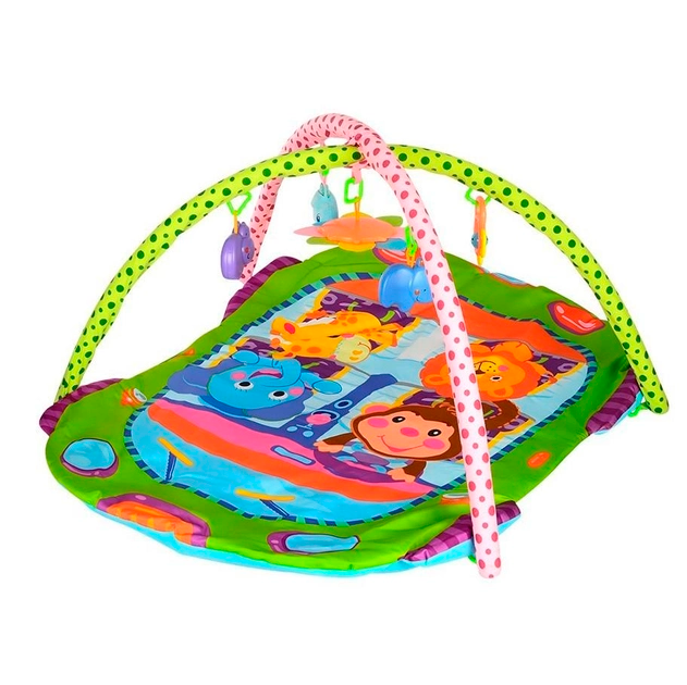 Коврик детский Bambi с зеркальцем 95х95 см Зеленый (63-75-PB101-2-3-4)