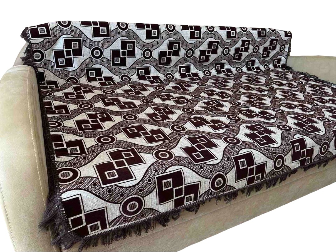 Покрывало на ванильный диван 150х200 см Коричневый (Д-divandek-classic-002-04)