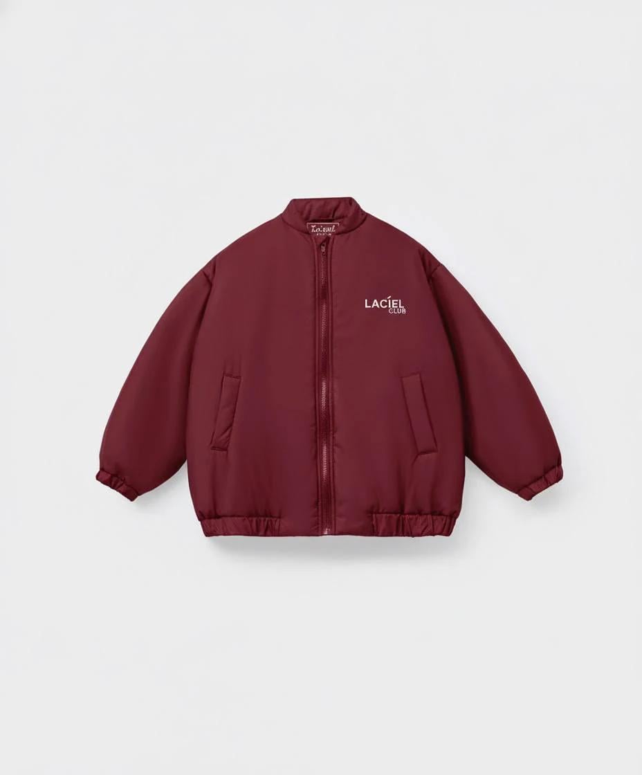 Бомбер для девочки демисезонный La'ciel 3-4 года 104 см Красный (7878701712072)