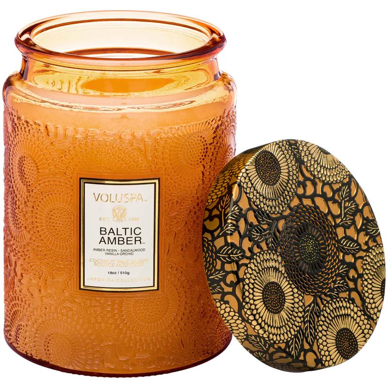 Свічка ароматична Voluspa Japonica Baltic Amber 510 г банка з кришкою (111002611)