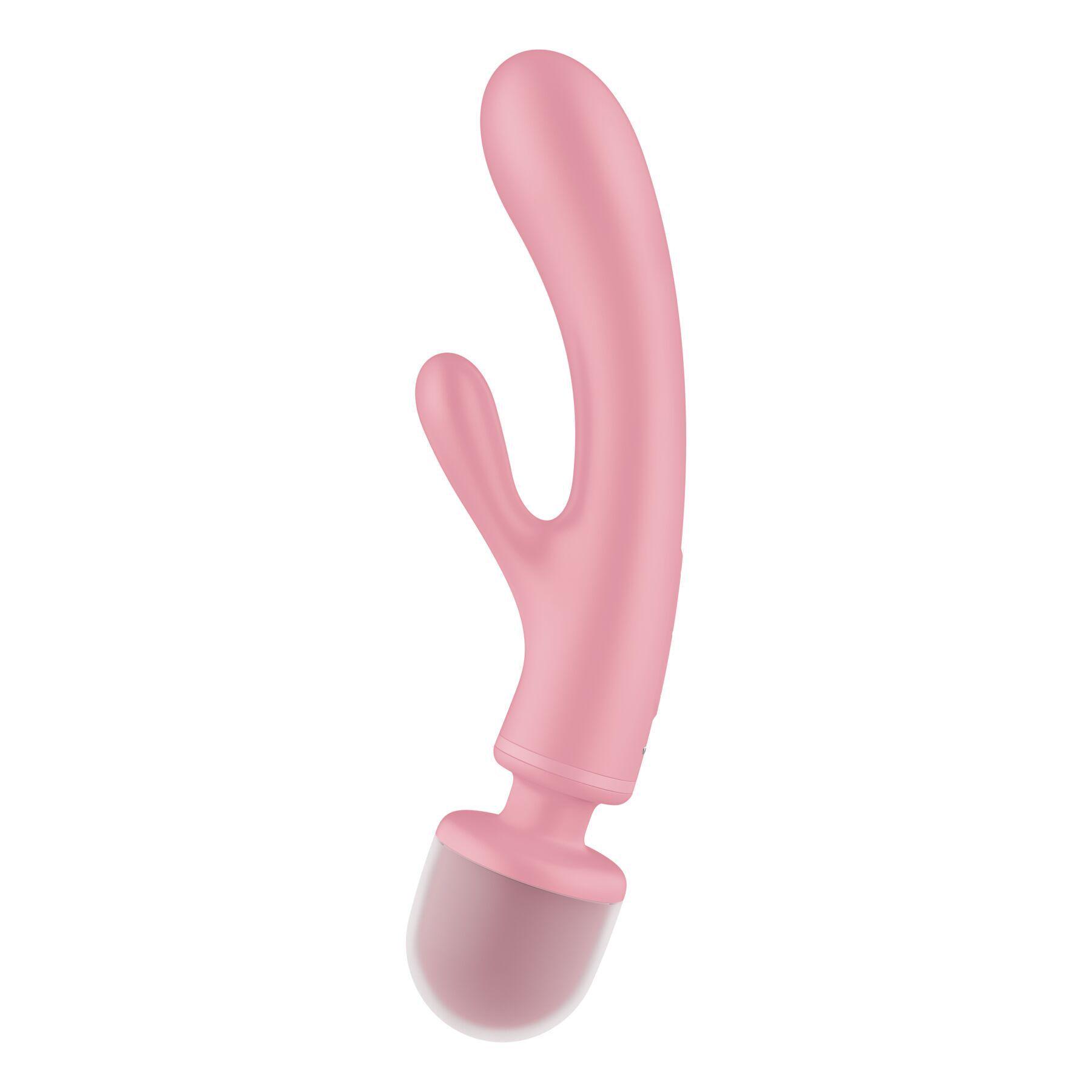 Вибратор-кролик с вибромассажером Satisfyer Triple Lover 3 мотора Pink (SO8790)