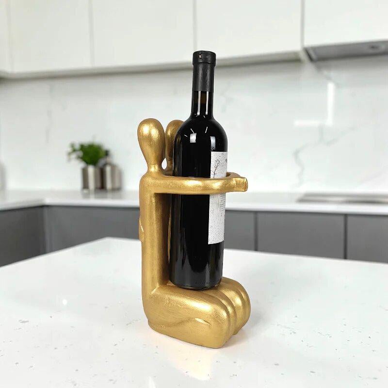 Подставка под бутылку Giorgio Butnari Пара тик Золотой (AB-26G)