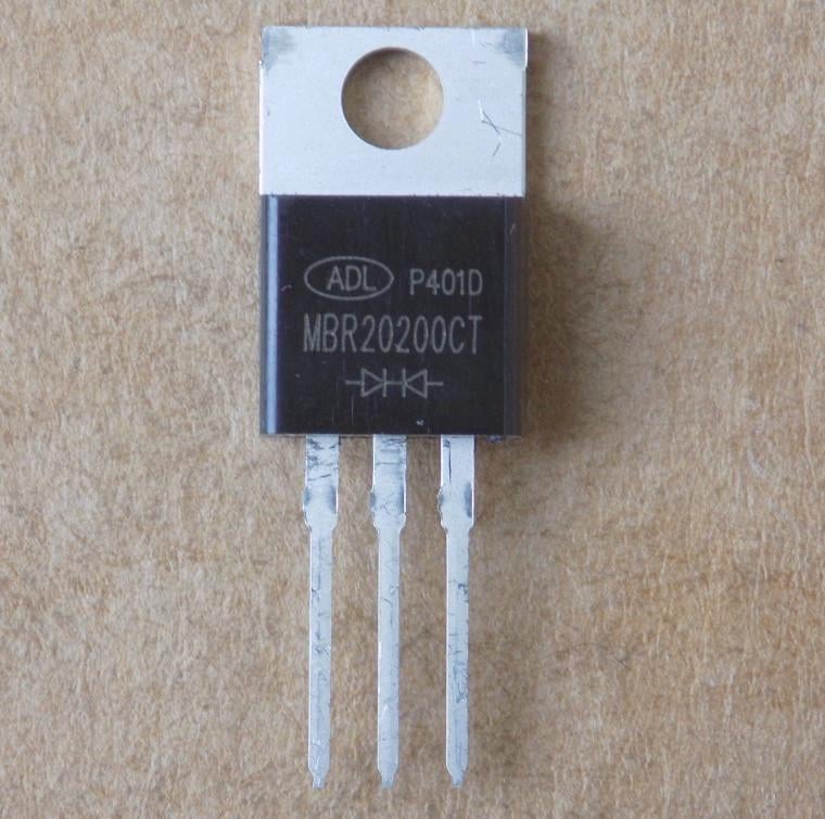 Диод Шоттки MBR20200CT для MBR20200CTG/MBR20200ACT/B20200G/10CTQ150/TO220-3pin (27761) Диод Шоттки MBR20200CT для MBR20200CTG/MBR20200ACT/B20200G/10CTQ150/TO220-3pin (27761)