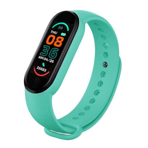 Фитнес-браслет FitPro Smart Band M6 Bluetooth 80 mAh Green (tf4614) - фото 4