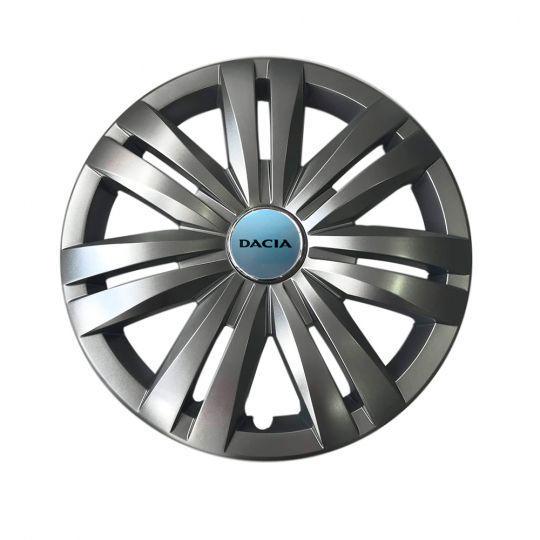Автомобильные колпаки SKS 427 R16 с логотипом Dacia 4 шт. Серебристый