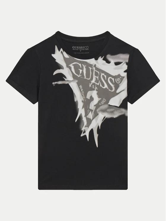 Футболка GUESS L5GI20K8HM4 JBLK 162-168 см 15-16 років (32540253)