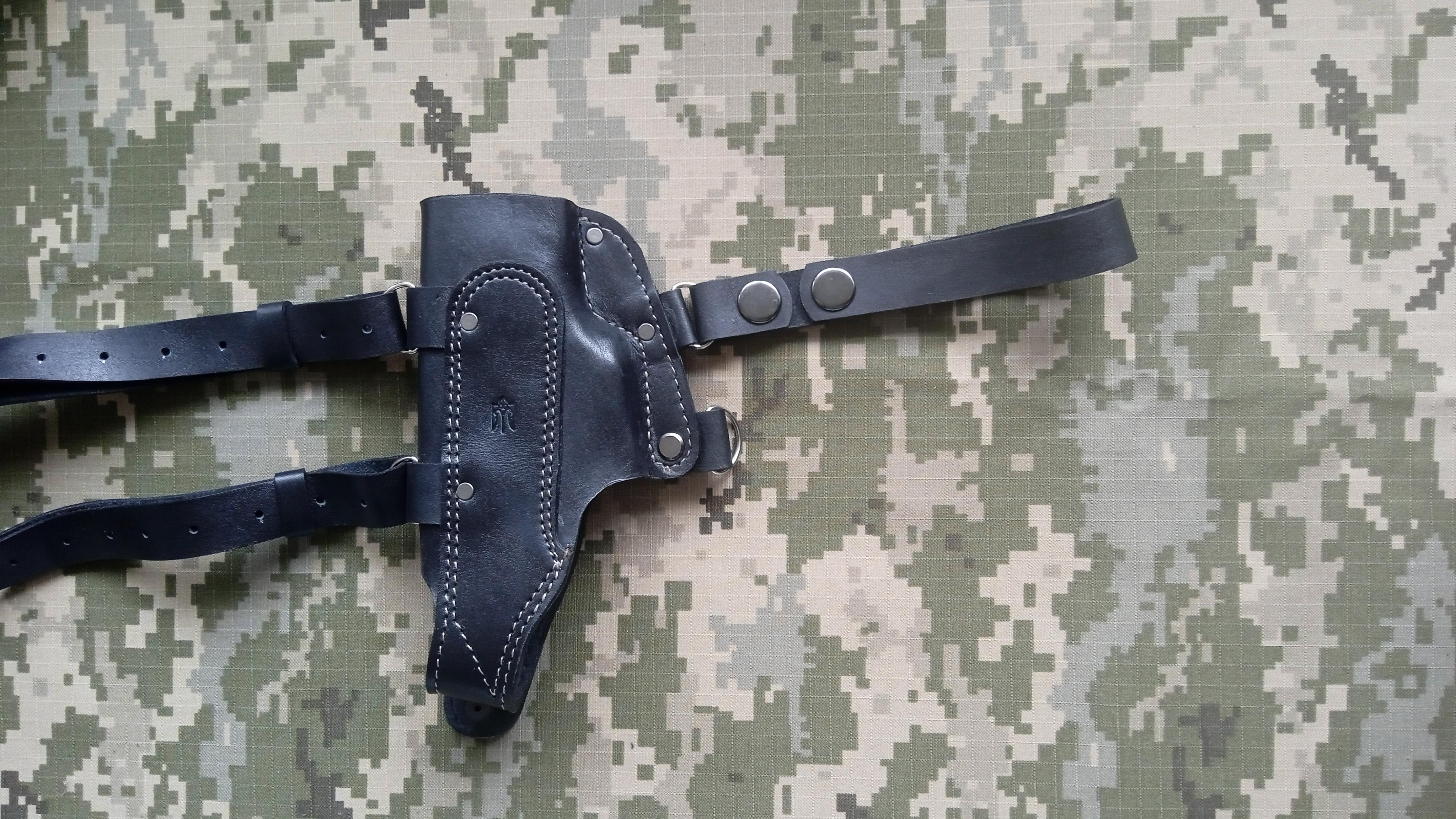 Кобура для Форт 17 из натуральной кожи Черный - фото 2