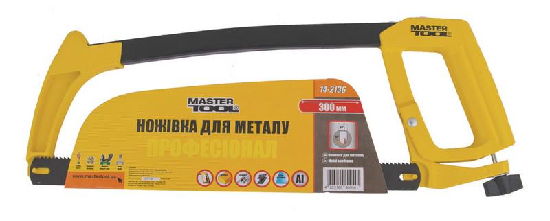 Ножівка по металу MasterTool кут нахилу полотна 45-90° flex полотно дерево/метал 300 мм (14-2136) - фото 2