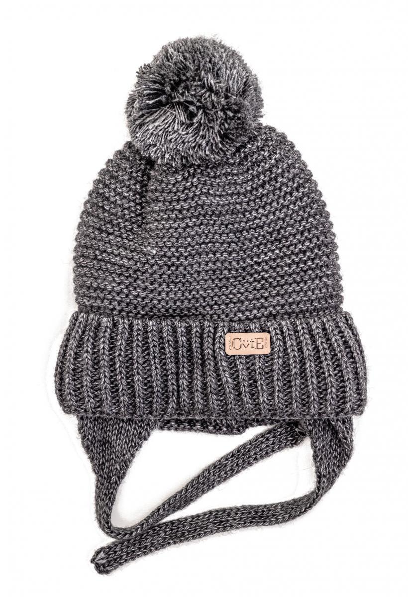 Шапка детская зимняя Alex Майк 44-48 см Асфальт