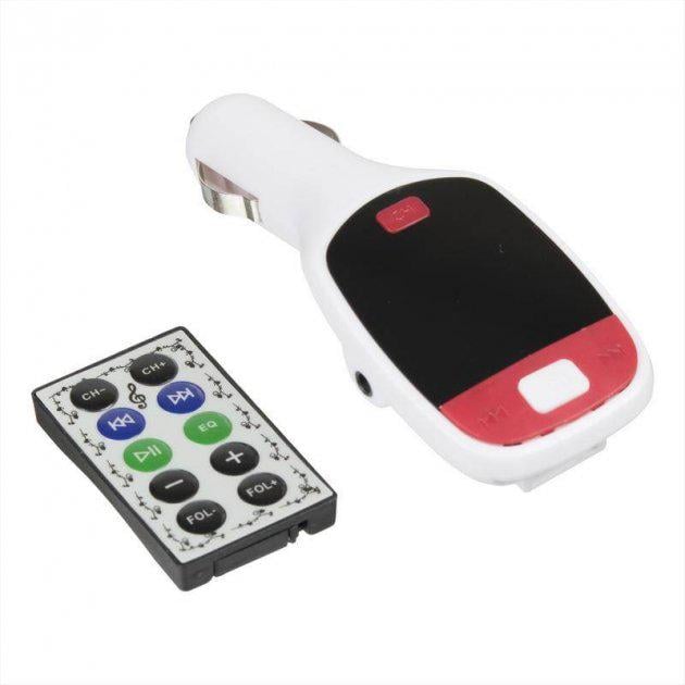 FM трансмітер FM-02 Bluetooth MicroSD USB Aux - фото 1