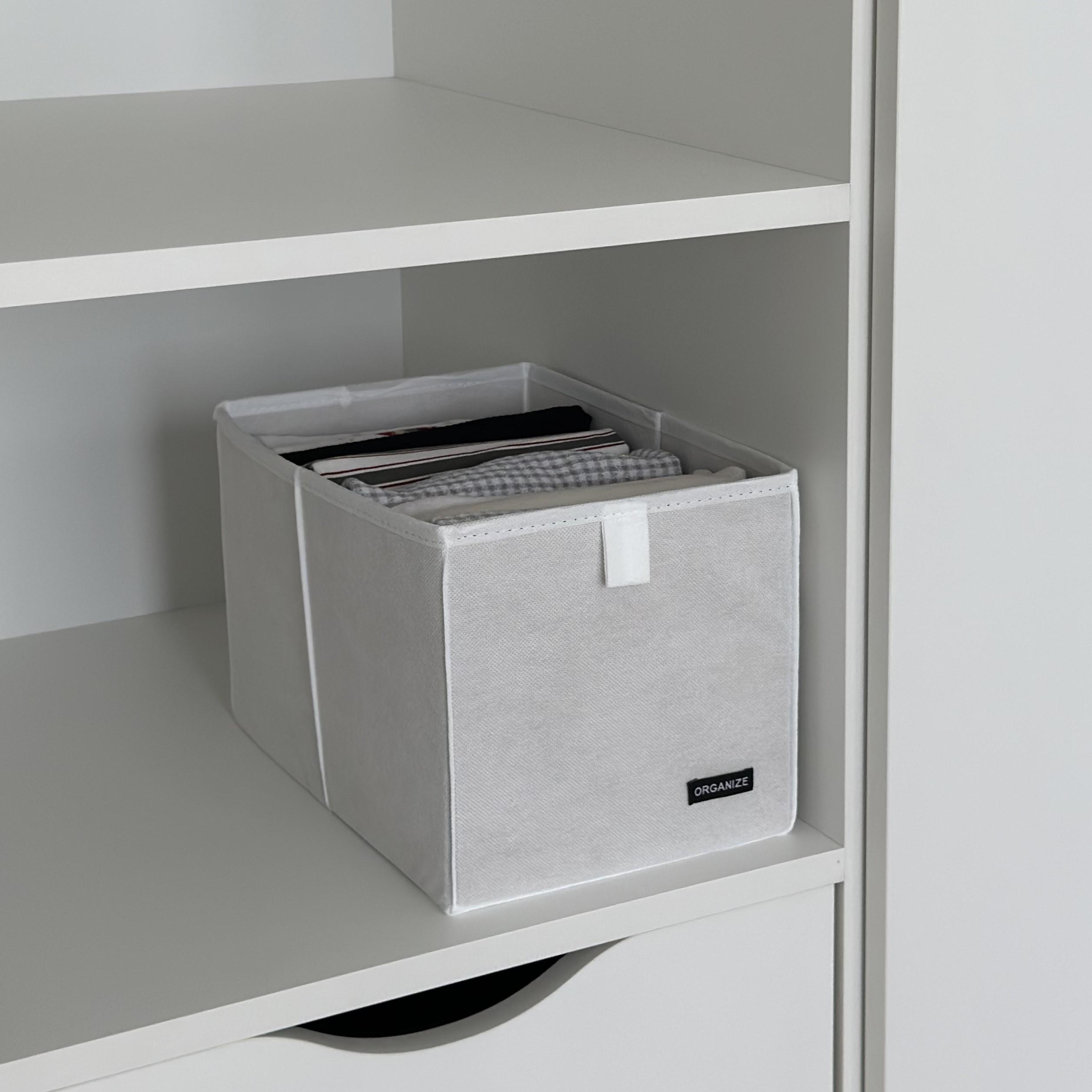 Короб для зберігання одягу M Білий (Hy-M-wh)