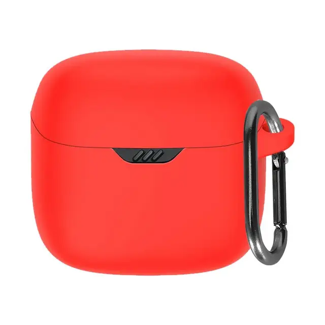 Чохол-накладка DK Silicone Candy Friendly з карабіном для JBL Tune Flex Red