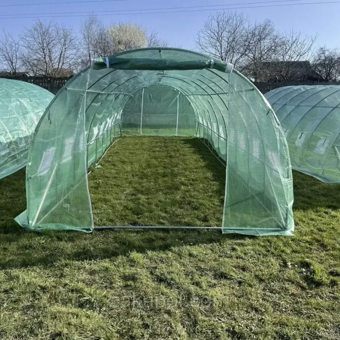 Теплица арочная под пленку с окнами VOLSO POLSKA 12х3х2 м Зеленый - фото 4 Теплица арочная под пленку с окнами VOLSO POLSKA 12х3х2 м Зеленый - фото 4