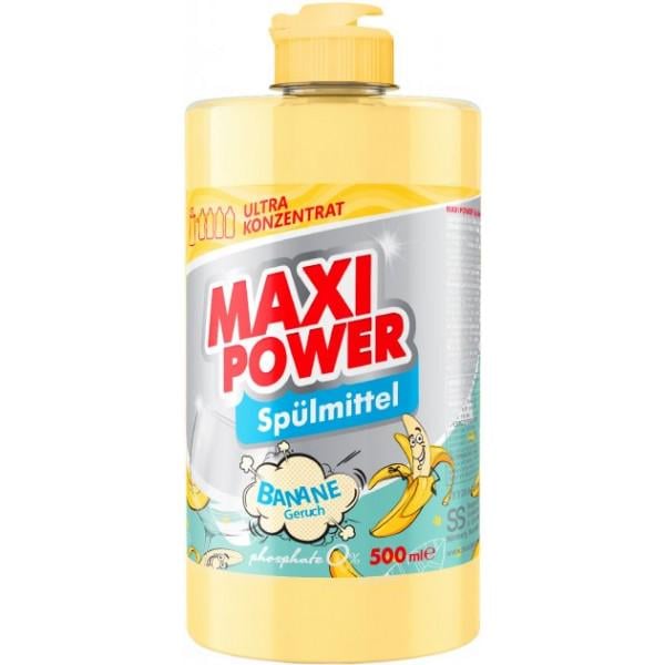 Средство Maxi Power для мытья посуды Банан 500 мл