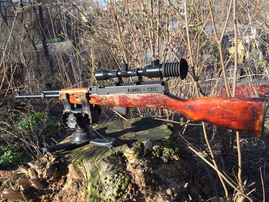 Кронштейн Крон СКС планка Picatinny для СКС під оптику/тепловізор кришка ствольної коробки СКС - фото 9 Кронштейн Крон СКС планка Picatinny для СКС під оптику/тепловізор кришка ствольної коробки СКС - фото 9