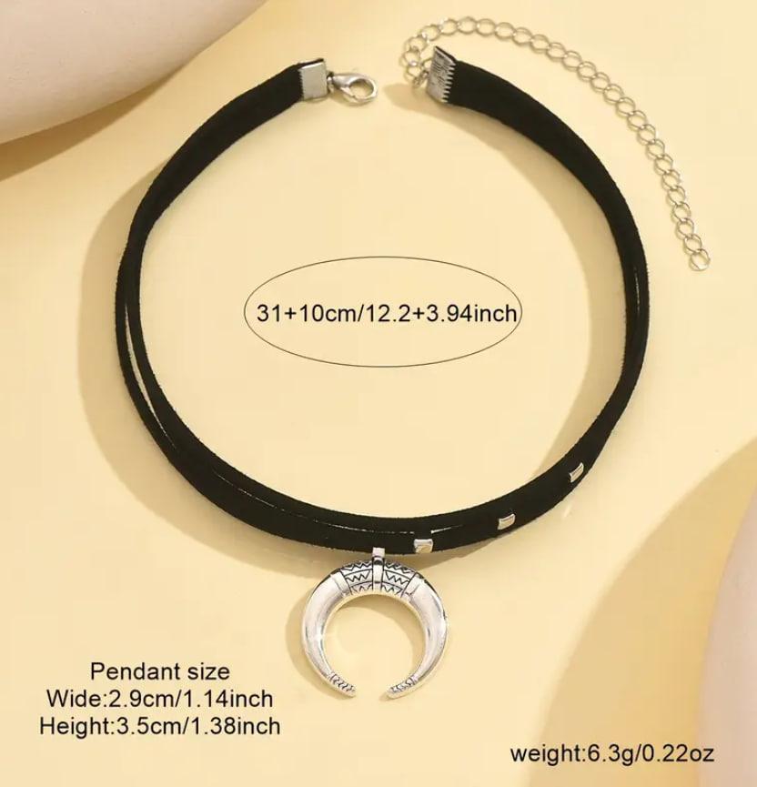 Чокер із підвіскою у формі півмісяця (28349453) - фото 3 Чокер із підвіскою у формі півмісяця (28349453) - фото 3