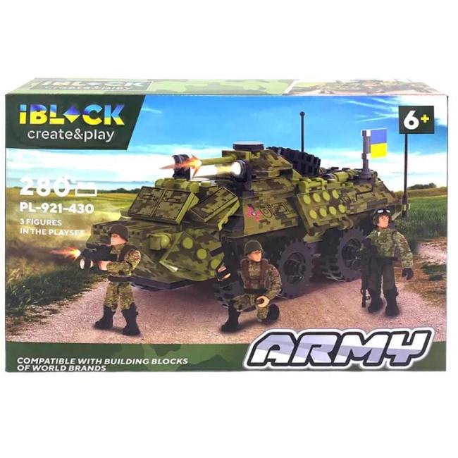 Конструктор пластиковый Iblock Армия Военная техника Бронетранспортер БТР 280 дет. 29x19x5 см (2516759496)