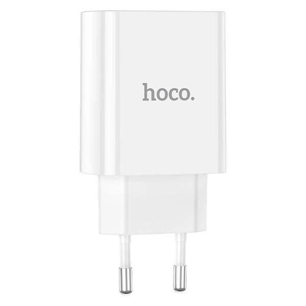 Зарядное устройство сетевое Hoco DC27 1USB/1Type-C 20W/3A PD/QC - фото 3