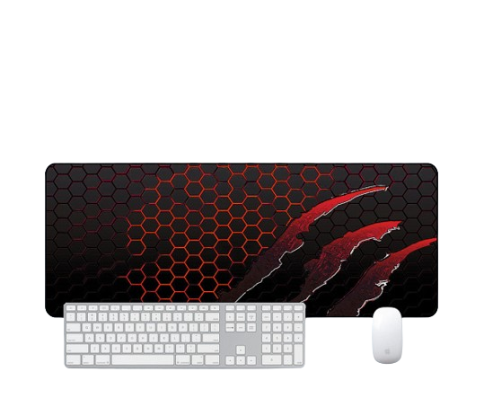Коврик для мышки VOLTRONIC Honeycomb 300x800 мм 2 мм Black/Red (S5382)