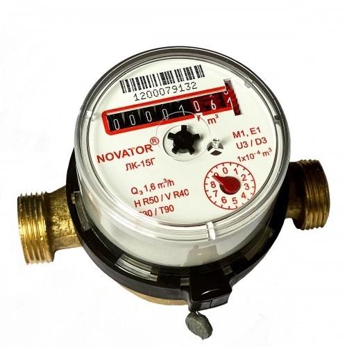 Счетчик горячей воды Novator ЛК-15 Ду15