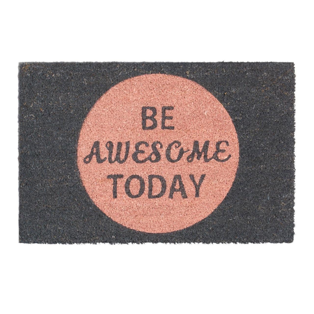 Коврик Relaxdays Be Awesome Today из кокосового волокна 60x40 см (10020166) Коврик Relaxdays Be Awesome Today из кокосового волокна 60x40 см (10020166)