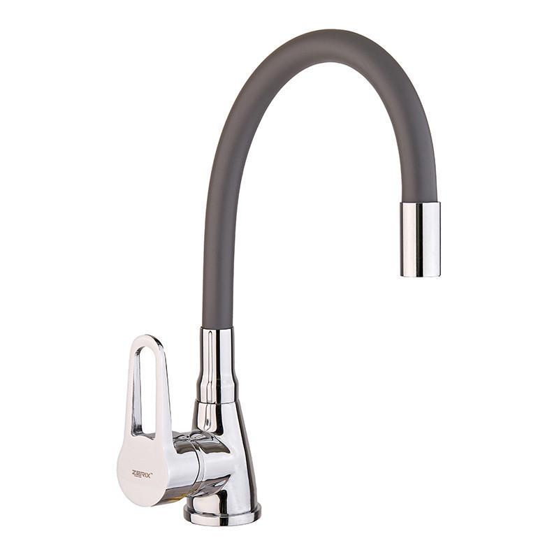 Смеситель для кухни Zerix SOP7 045 Reflector Gray (ZX4651) Смеситель для кухни Zerix SOP7 045 Reflector Gray (ZX4651)