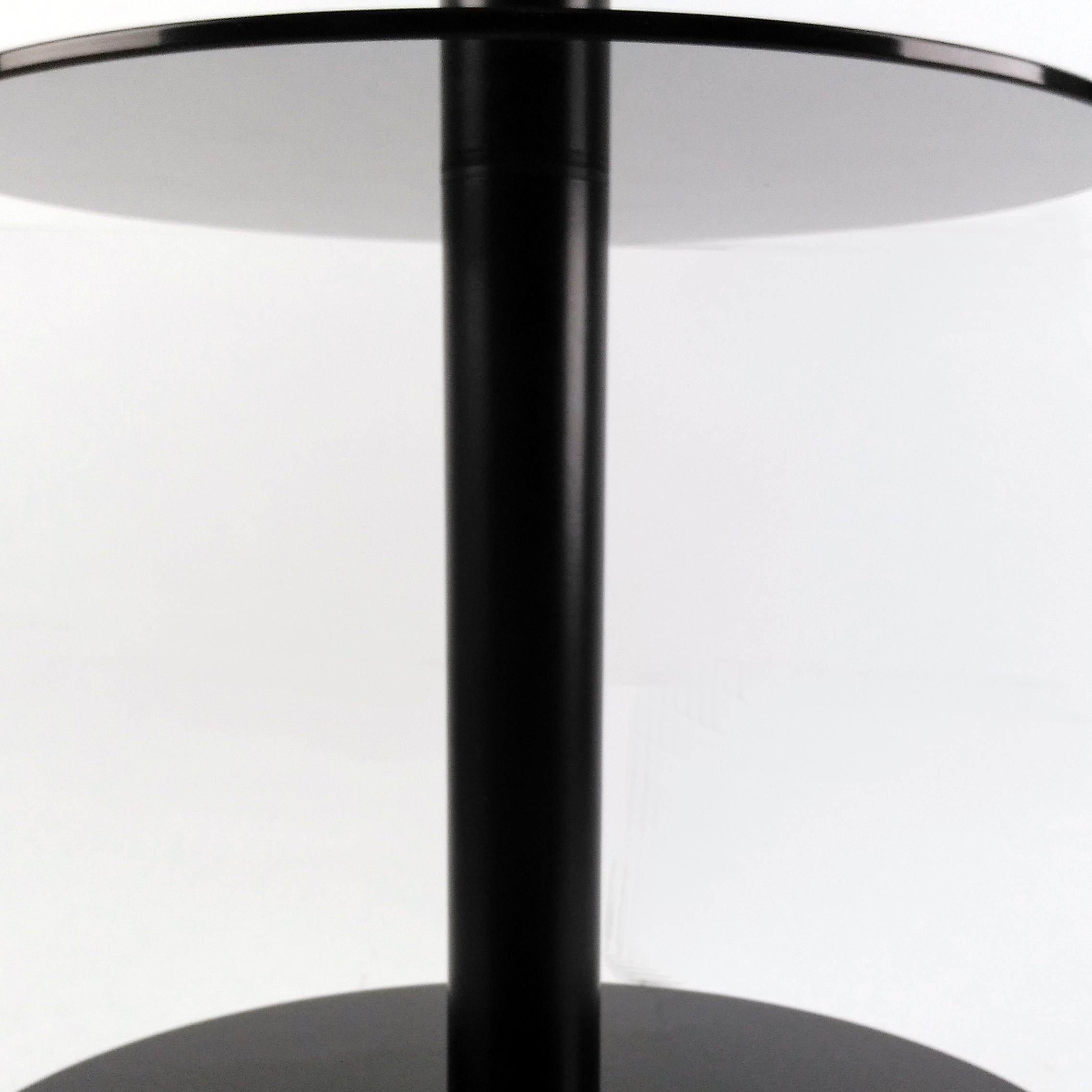 Стол журнальный стеклянный Commus Bravo Light Kv6 gray-black-blm60 Черный (411830256) - фото 3 Стол журнальный стеклянный Commus Bravo Light Kv6 gray-black-blm60 Черный (411830256) - фото 3