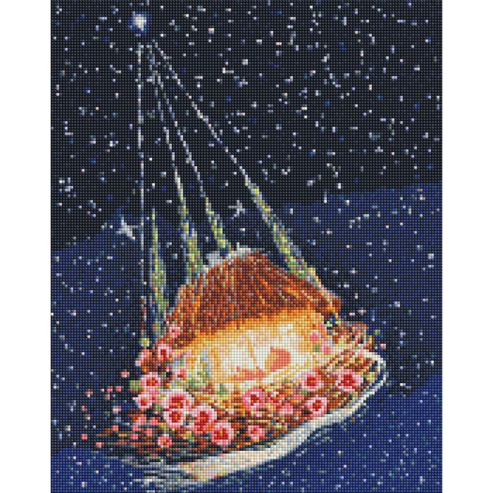 Алмазная мозаика Идейка Колыбель с АВ стразами 40x50 см (AMO7701)