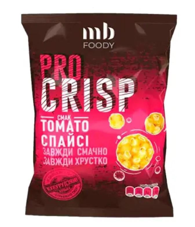 Кукурузные шарики MB FOODY PRO CRISP со вкусом томата 45 г (00-00000230)