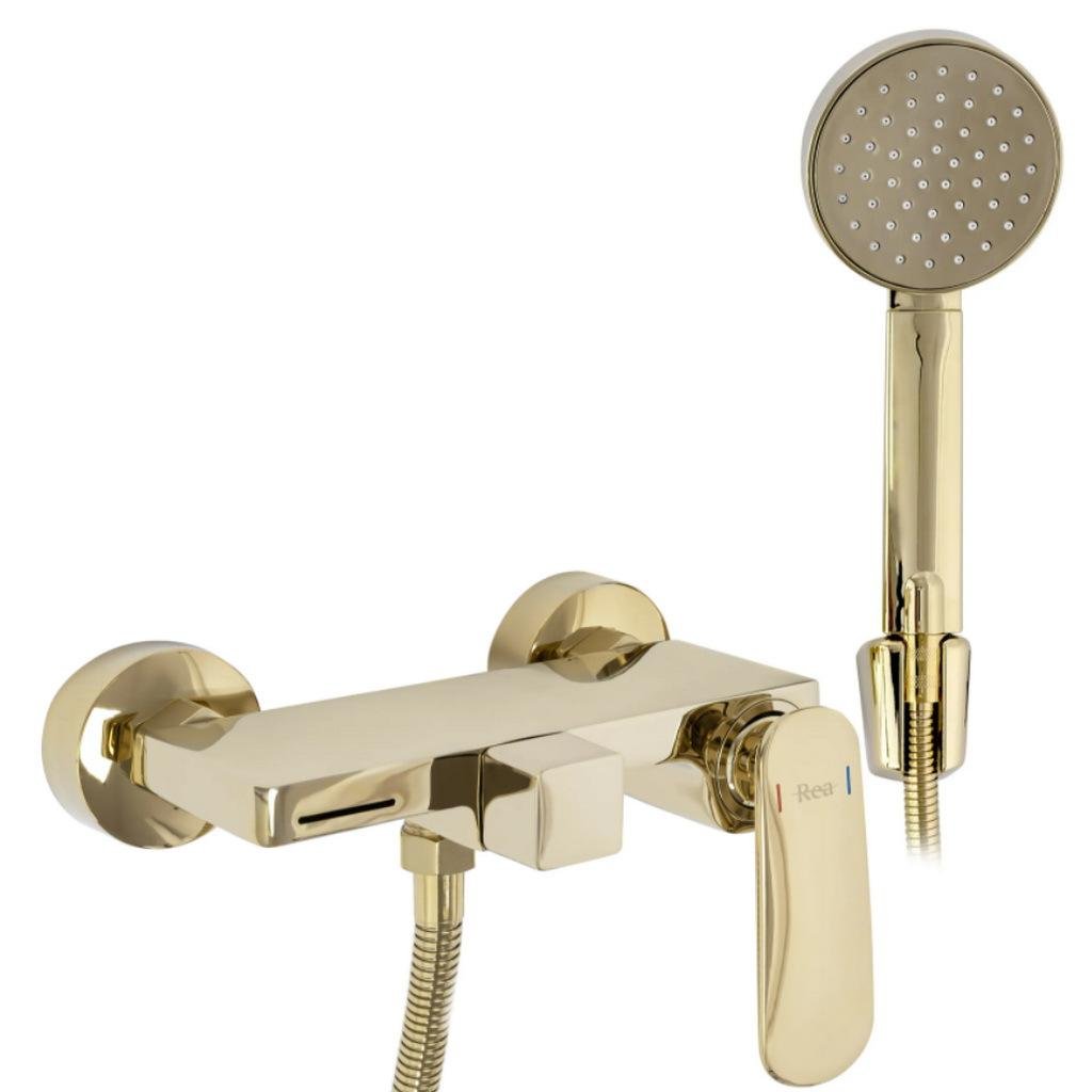 Смеситель для ванны CUBO REA BERG B2043 reac-00000000561 однорычажный Золотой (165319)