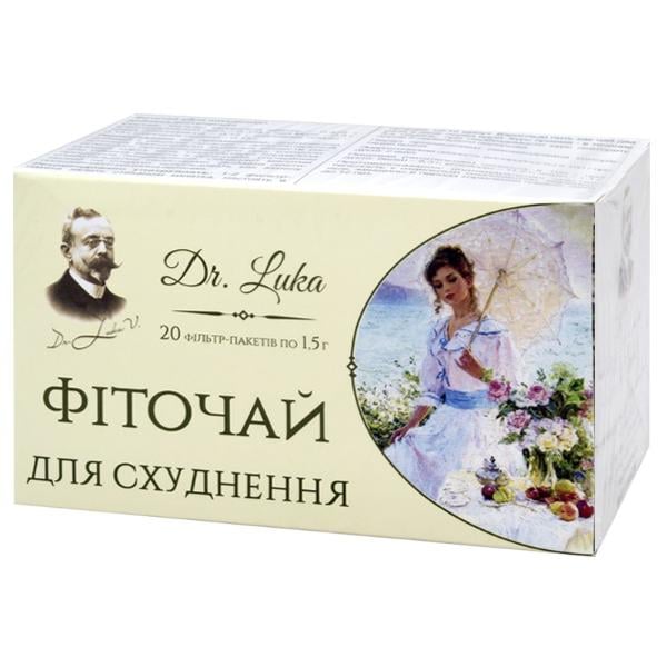 Заменитель питания Dr.Luka Фиточай Для похудения 1,5 г x 20 фильтр-пакетов (000027676)