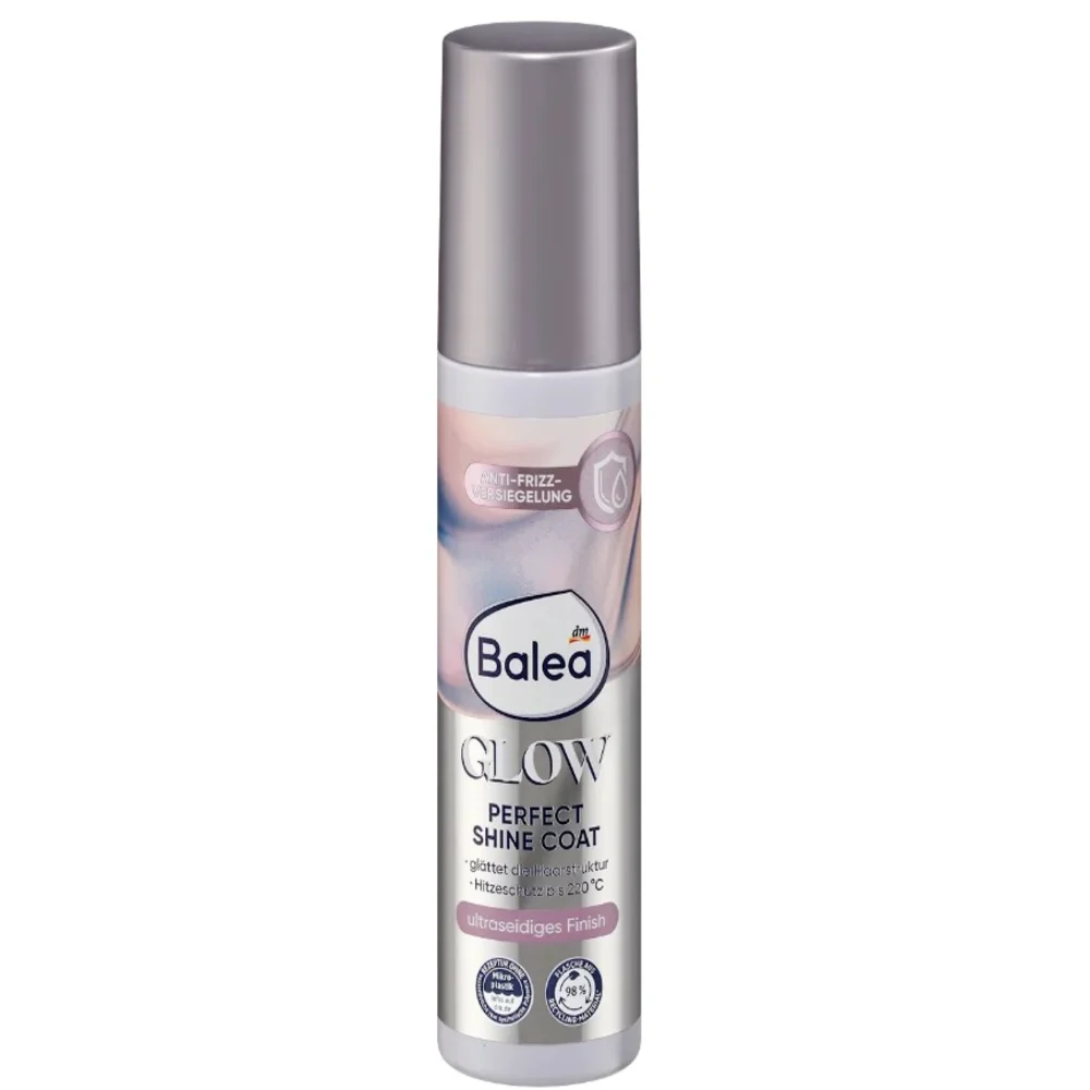 Спрей Balea Glow Perfect Shine Coat для идеального блеска волос 200 мл