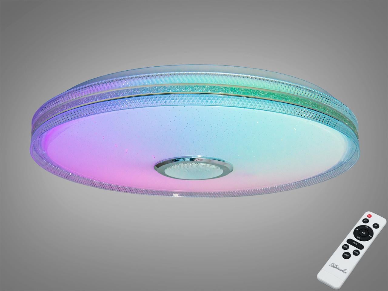 Люстра потолочная светодиодная TUYA 80Вт RGB Bluetooth Белый (2989250453)