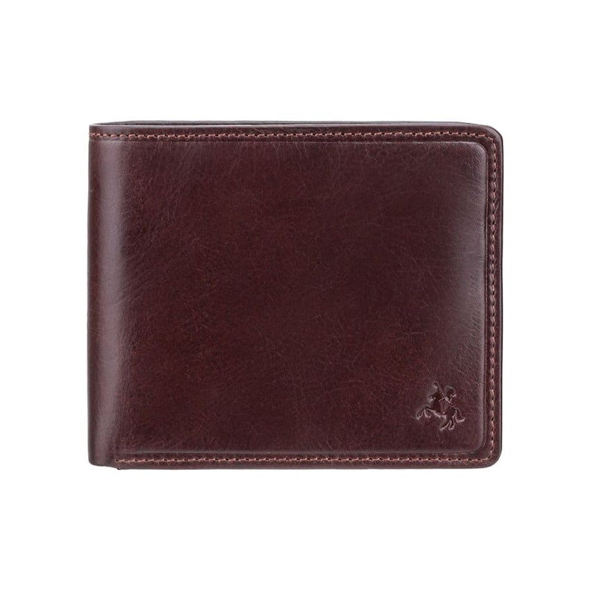 Кошелек мужской Visconti TSC46 Francesca с RFID Brown кожаный