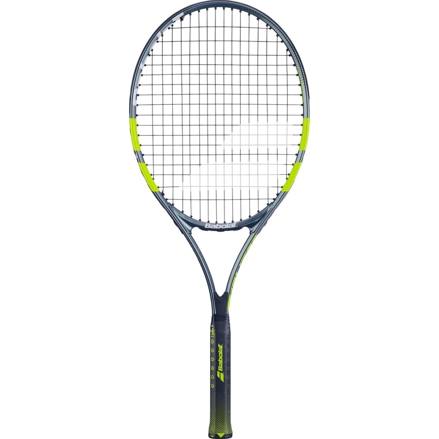 Ракетка для тенниса детская Babolat CARLITOS JR 26 CV Темно-серо-лаймовый (140525-100)