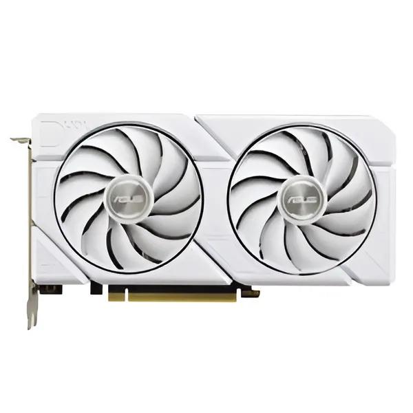 Видеокарта Asus nVidia RTX 4070 12 Гб GDDR6 21000 МГц 192 bit (DUAL-RTX4070S-O12G-EVO-WHITE) - фото 2 Видеокарта Asus nVidia RTX 4070 12 Гб GDDR6 21000 МГц 192 bit (DUAL-RTX4070S-O12G-EVO-WHITE) - фото 2