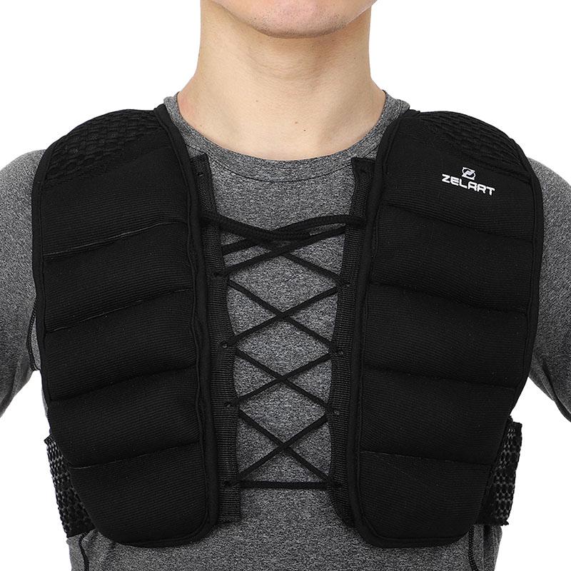 Жилет утяжелитель FI-3845 10 кг Черный (56363250) - фото 2 Жилет утяжелитель FI-3845 10 кг Черный (56363250) - фото 2