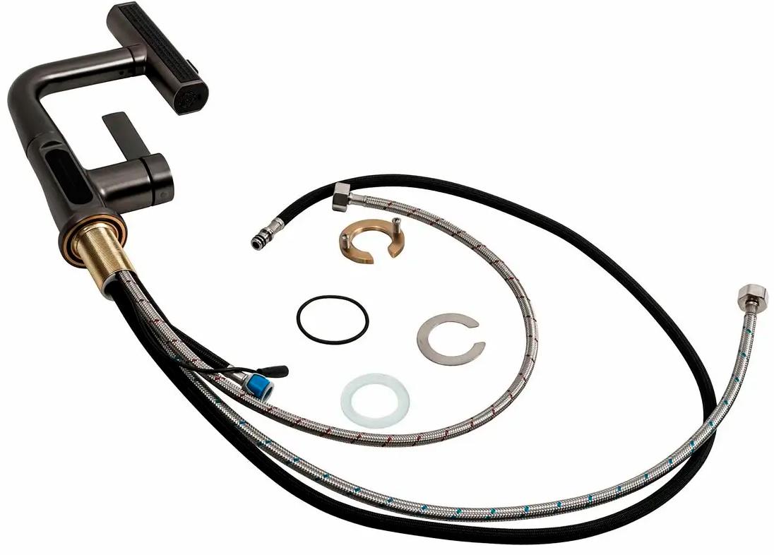 Змішувач для раковини Kayfovo LRK-10 з індикатором Чорний (29240) - фото 5 Змішувач для раковини Kayfovo LRK-10 з індикатором Чорний (29240) - фото 5