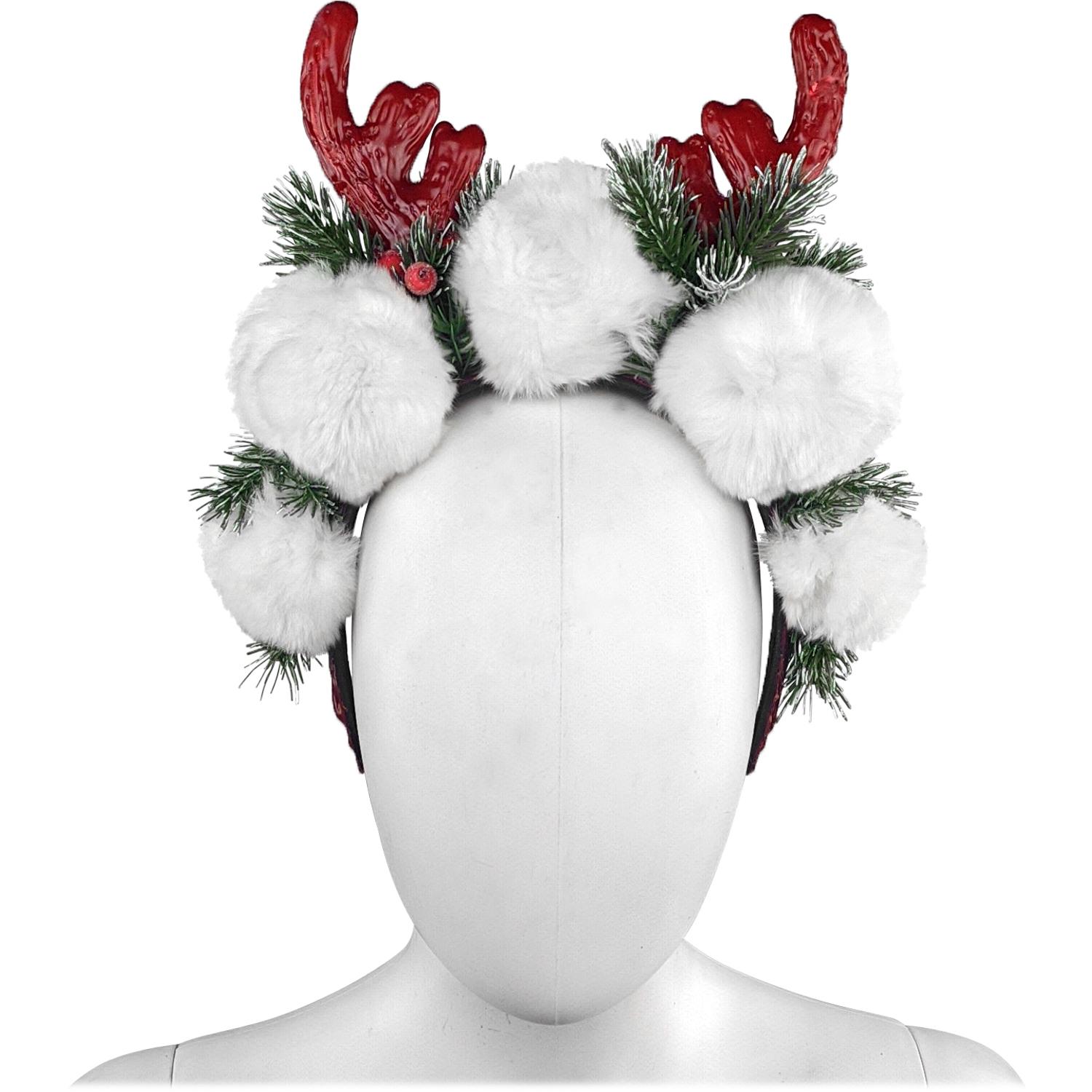 Обруч Рога Рудольфа новогодние Seta Decor 22-385