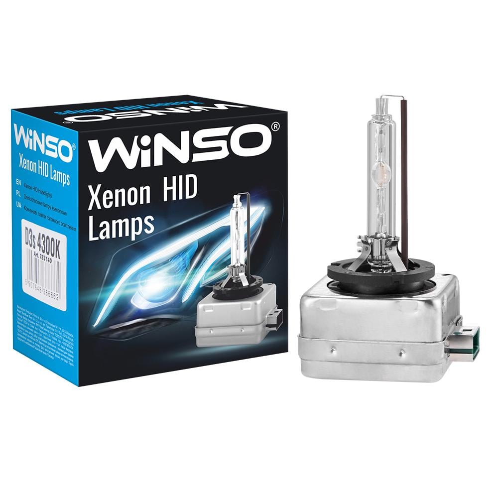 Лампа ксеноновая WINSO D3S 4300K 42V 35W PK32d-3 2 шт. (783140)