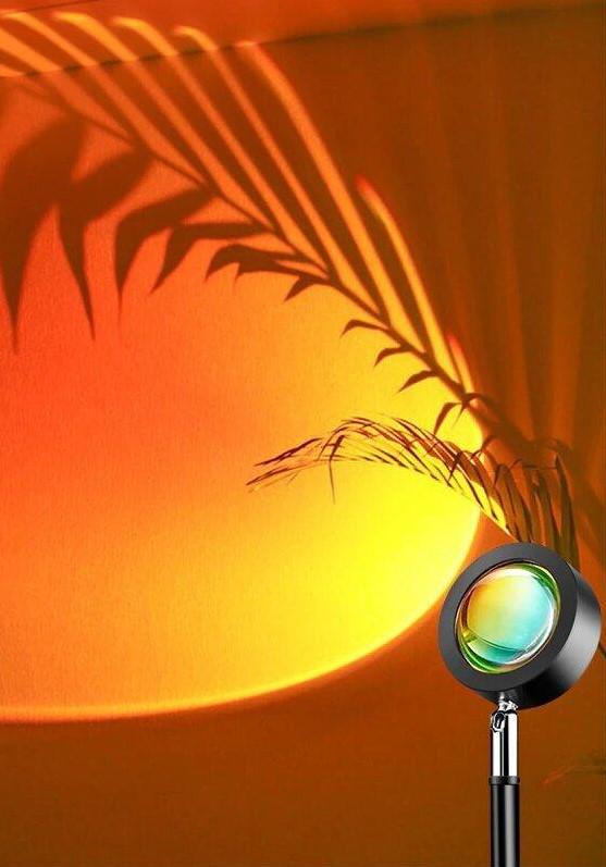 Светильник проекционный Sunset Lamp USB с эффектом заката (2154)