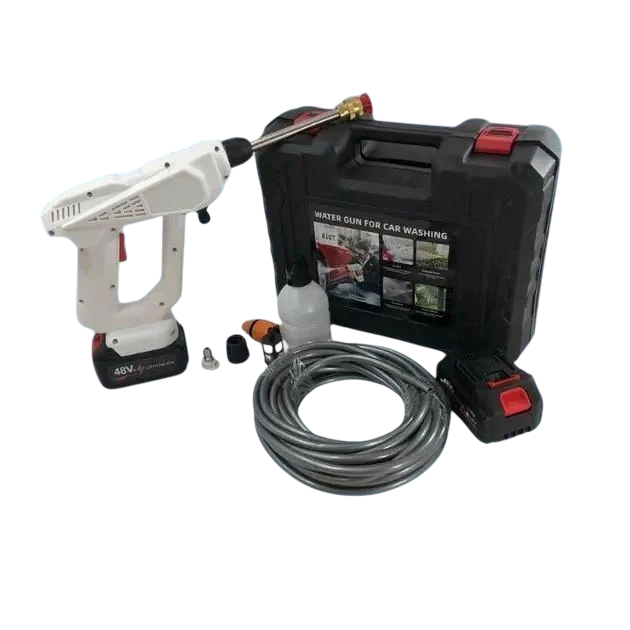 Мойка-пистолет высокого давления 48 В на 2 аккумулятора M-48 (Jam121) Мойка-пистолет высокого давления 48 В на 2 аккумулятора M-48 (Jam121)