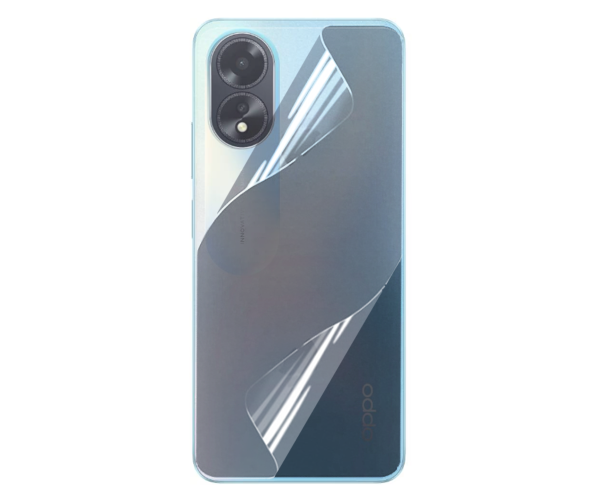 Пленка противоударная гидрогелевая Hydrogel Film для Oppo A18 на заднюю панель Transparent