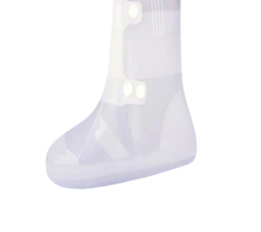Бахилы для обуви силиконовые 5 XL р. 40-41 Белый (16840-1)