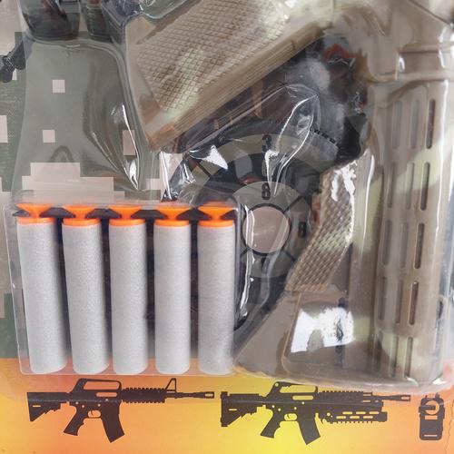 Игрушечный набор TK Group с автоматом/пистолет/мягкие патроны с присоской/подставка для мишени (TK-70648) - фото 4 Игрушечный набор TK Group с автоматом/пистолет/мягкие патроны с присоской/подставка для мишени (TK-70648) - фото 4