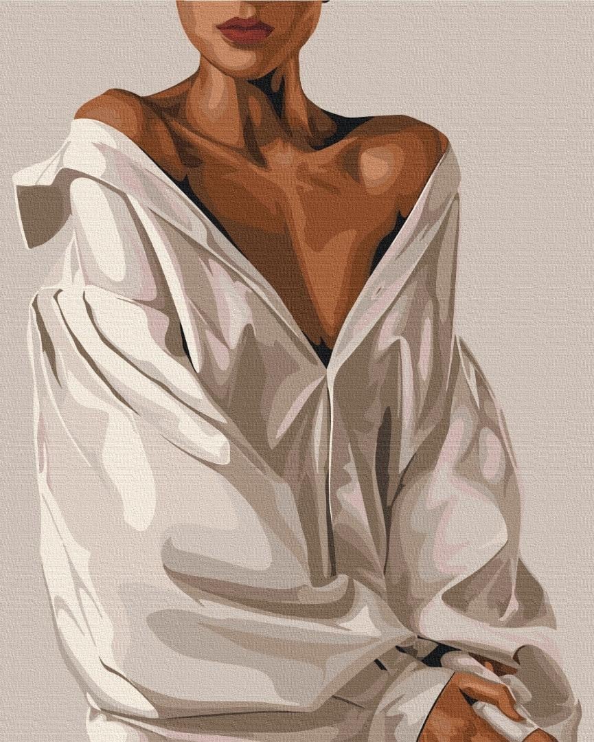 Картина по номерам BrushMe Элегантный соблазн BS53680 холст на подрамнике 40x50 см (2107665117)