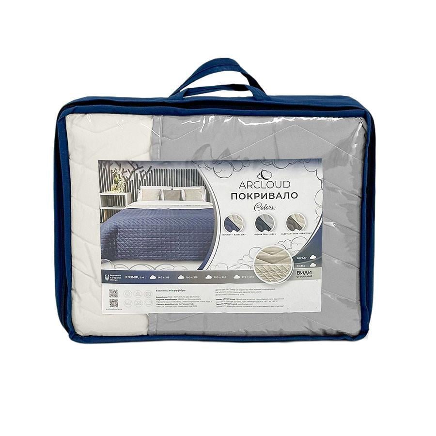 Покрывало Double face zigzag Rainy Day Elephant Skin 200x220 см (2665118821)