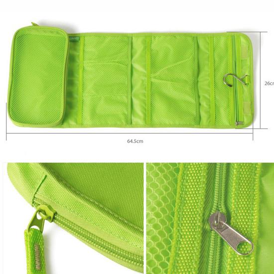 Органайзер дорожный подвесной 27x16 см Green (123539) - фото 4 Органайзер дорожный подвесной 27x16 см Green (123539) - фото 4